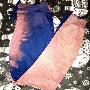 SPLIT BLEACHED JOGGERS